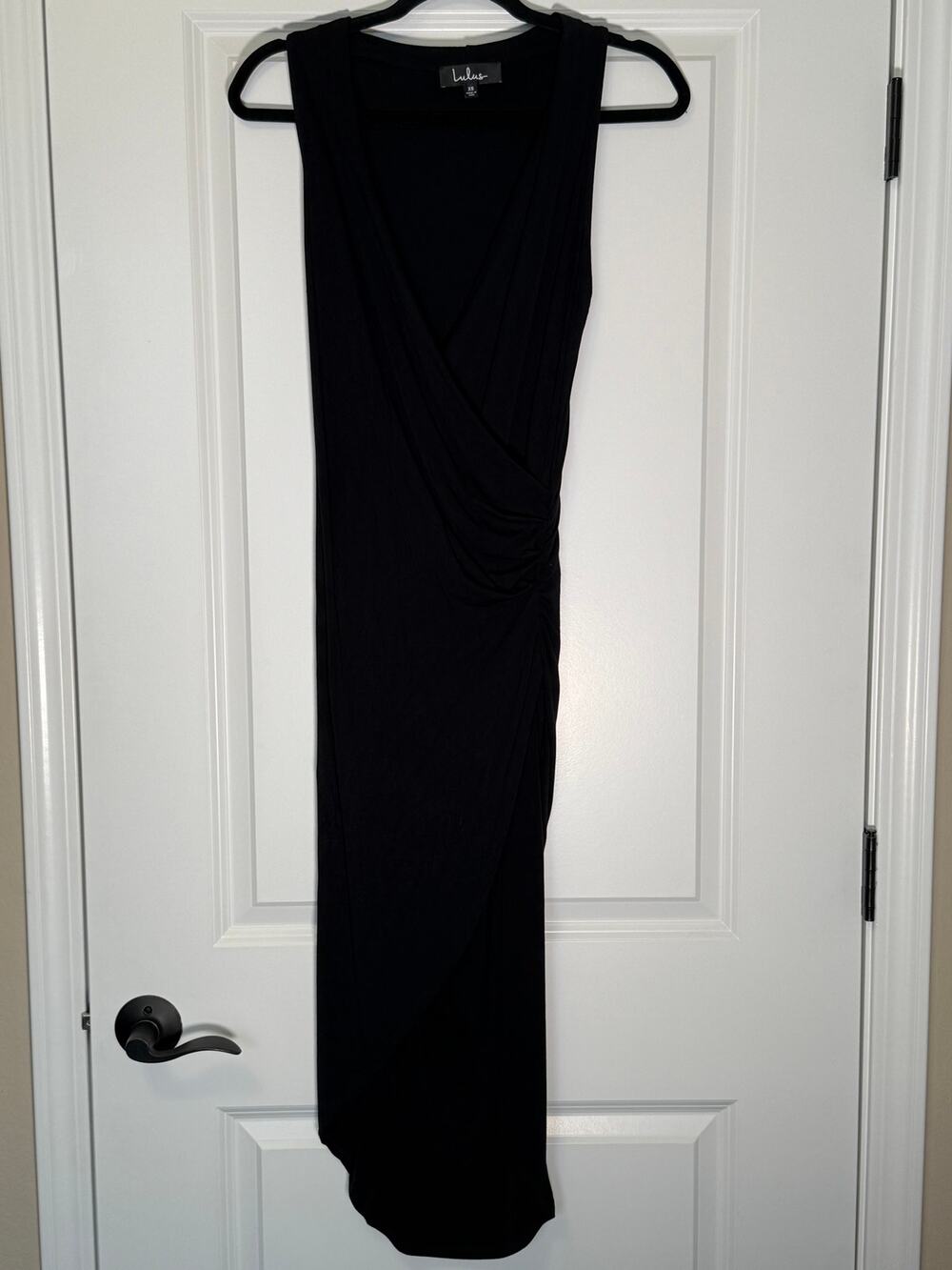 Lulus Black Midi Dress XS
